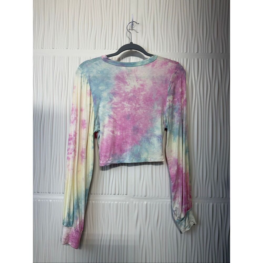 BEACH RIOT PASTEL TIE DYE MARLEY CROP TOP - Picture 3 of 6